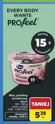 Carrefour Pudding proteinowy Valio PROfeel oferta