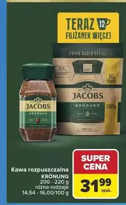 Carrefour Kawa rozpuszczalna Jacobs Krönung oferta