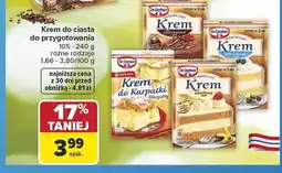 Carrefour Krem do ciasta do przygotowania Dr. Oetker oferta