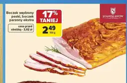 Carrefour Boczek wędzony paski Stanisławów oferta