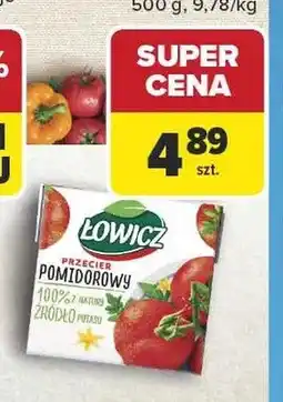 Carrefour Przecier pomidorowy Łowicz oferta