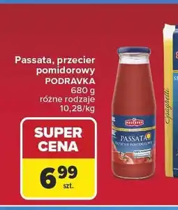 Carrefour Passata przecier pomidorowy Podravka oferta