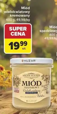 Carrefour Miód wielokwiatowy kremowany Huzar oferta
