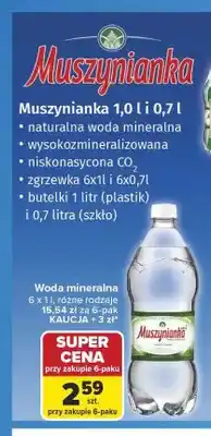 Carrefour Woda mineralna Muszynianka 6-pak oferta