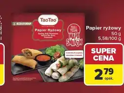 Carrefour Papier ryżowy TaoTao oferta