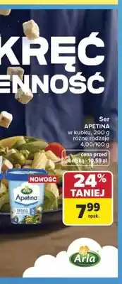 Carrefour Ser Arla Apetina w kubku oferta