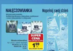 Carrefour Woda mineralna Nałęczowianka mocniejszy gaz oferta