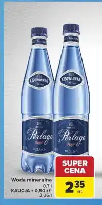 Carrefour Woda mineralna Cisowianka Perlage oferta