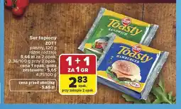 Carrefour Ser topiony Toasty Sandwich Zott oferta