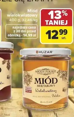 Carrefour Miód wielokwiatowy Huzar oferta