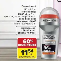 Carrefour Dezodorant L'Oréal Paris Men Expert Invincible oferta