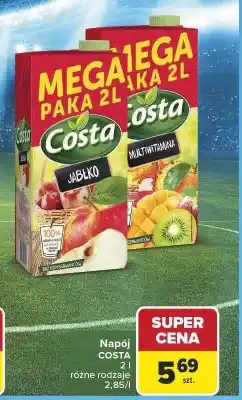 Carrefour Napój Costa Jabłko oferta