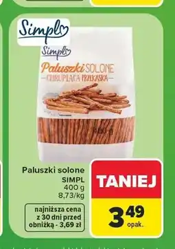 Carrefour Paluszki solone Simpl oferta
