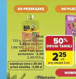 Carrefour Mus owocowy Bob Snail oferta