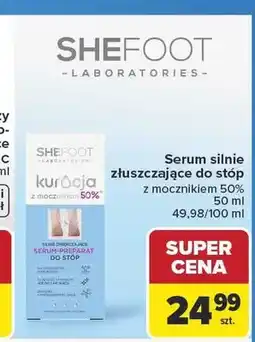 Carrefour Serum silnie złuszczające do stóp Shefoot oferta