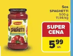 Carrefour Sos Spaghetti Winiary oferta