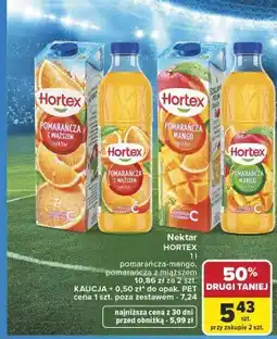 Carrefour Nektar Hortex pomarańcza-mango oferta