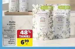 Carrefour Mydło w płynie zapas Cleanic len oferta
