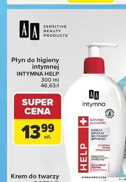 Carrefour Płyn do higieny intymnej AA Intymna Help oferta