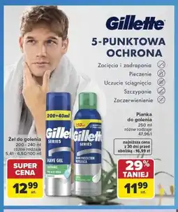 Carrefour Żel do golenia Gillette Series oferta