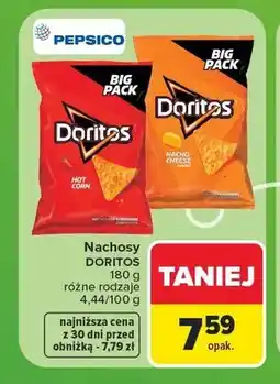 Carrefour Nachosy Doritos Hot Corn oferta