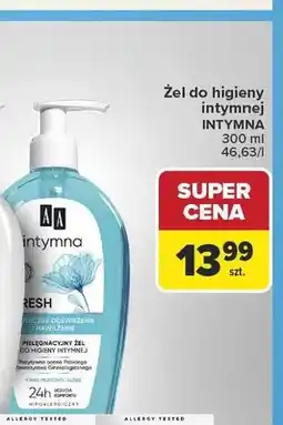 Carrefour Żel do higieny intymnej AA Intymna oferta