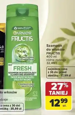 Carrefour Szampon do włosów Garnier Fructis oferta