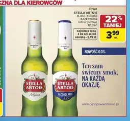 Carrefour Piwo bezalkoholowe Stella Artois Alcohol Free 0,0% oferta