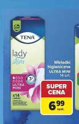 Carrefour Wkładki higieniczne Tena Lady Slim Ultra Mini oferta