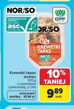 Carrefour Krewetki tapas Norso z chili oferta