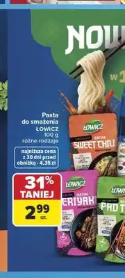 Carrefour Pasta do smażenia Łowicz Sweet Chili oferta