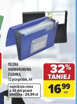 Carrefour Teczka harmonijkowa z gumką Q-Connect oferta