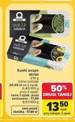 Carrefour Sushi wraps Wakame Mowi oferta