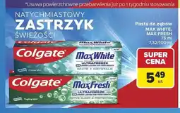 Carrefour Pasta do zębów Colgate Max White oferta