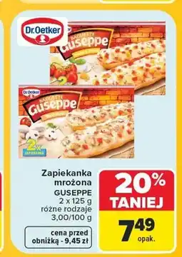 Carrefour Zapiekanka mrożona z pieczarkami Guseppe oferta