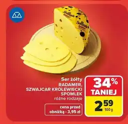 Carrefour Ser żółty Szwajcar Królewiecki Serenada oferta