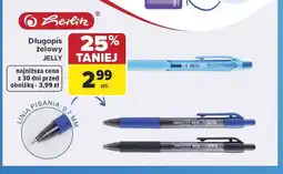 Carrefour Długopis żelowy Jelly Herlitz oferta