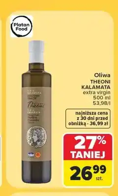 Carrefour Oliwa Theoni Kalamata extra virgin oferta