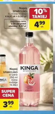 Carrefour Napój Kinga Sparclino oferta