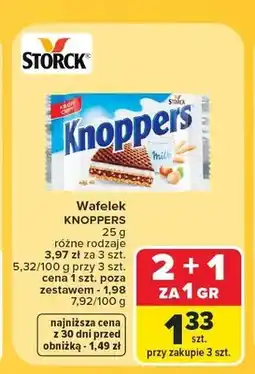 Carrefour Wafelek Knoppers oferta