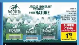 Carrefour Woda mineralna Rodowita z Roztocza 6-pak oferta