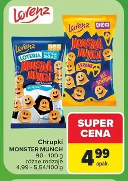 Carrefour Chrupki Lorenz Monster Munch Original oferta