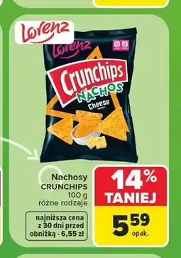 Carrefour Nachosy Crunchips Cheese oferta