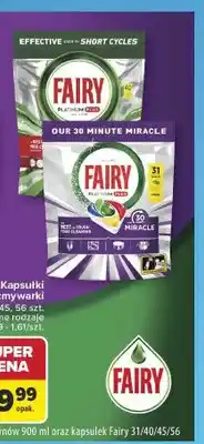 Carrefour Kapsułki do zmywarki Fairy Platinum Plus oferta
