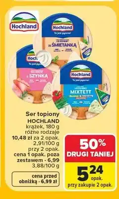 Carrefour Ser topiony Hochland z szynką oferta