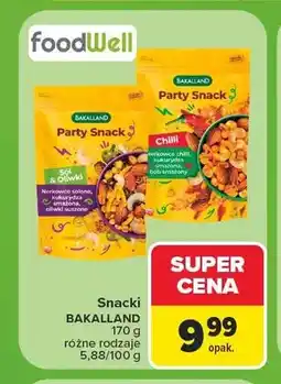 Carrefour Snacki Bakalland Party Snack Sól & Oliwki oferta
