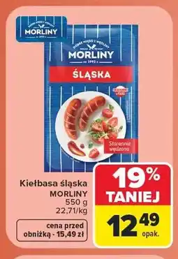 Carrefour Kiełbasa śląska Morliny oferta