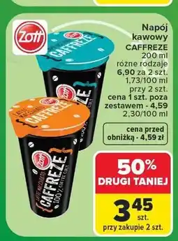 Carrefour Napój kawowy Caffreze Zott oferta