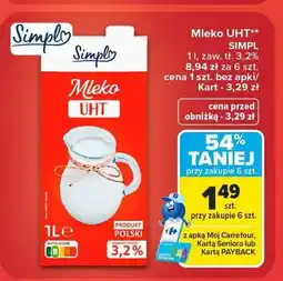 Carrefour Mleko UHT 3,2% Simpl oferta