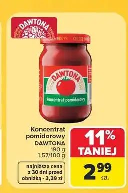 Carrefour Koncentrat pomidorowy Dawtona oferta